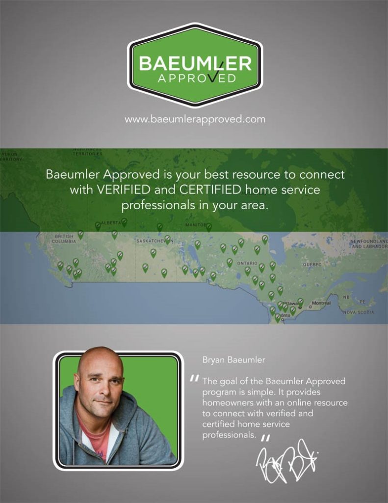 Baeumler Approved Is Your Best Resource to Connect with Verified and Certified Home Service Professionals in Your Area